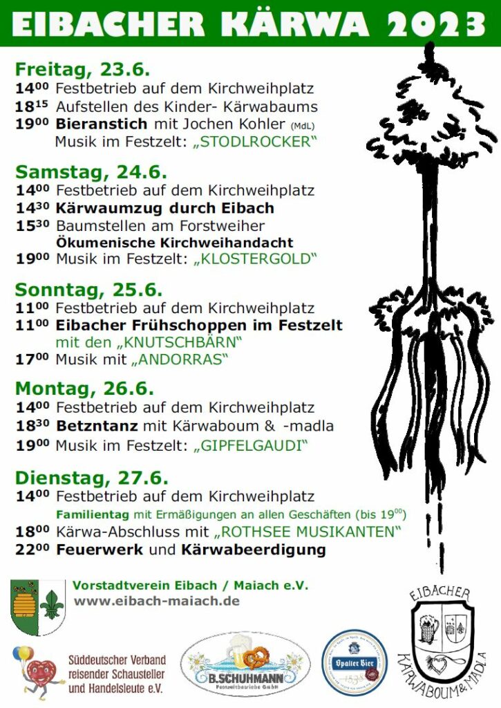 Eibacher Kärwa 23. - 27.06.2023