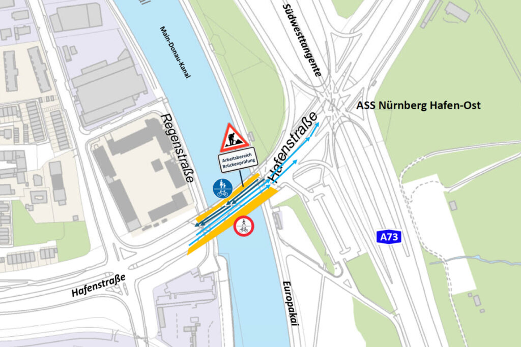 Hafenbrücken (3/2026) - Verkehrseinschränkungen wegen Prüfung der Hafenbrücken
