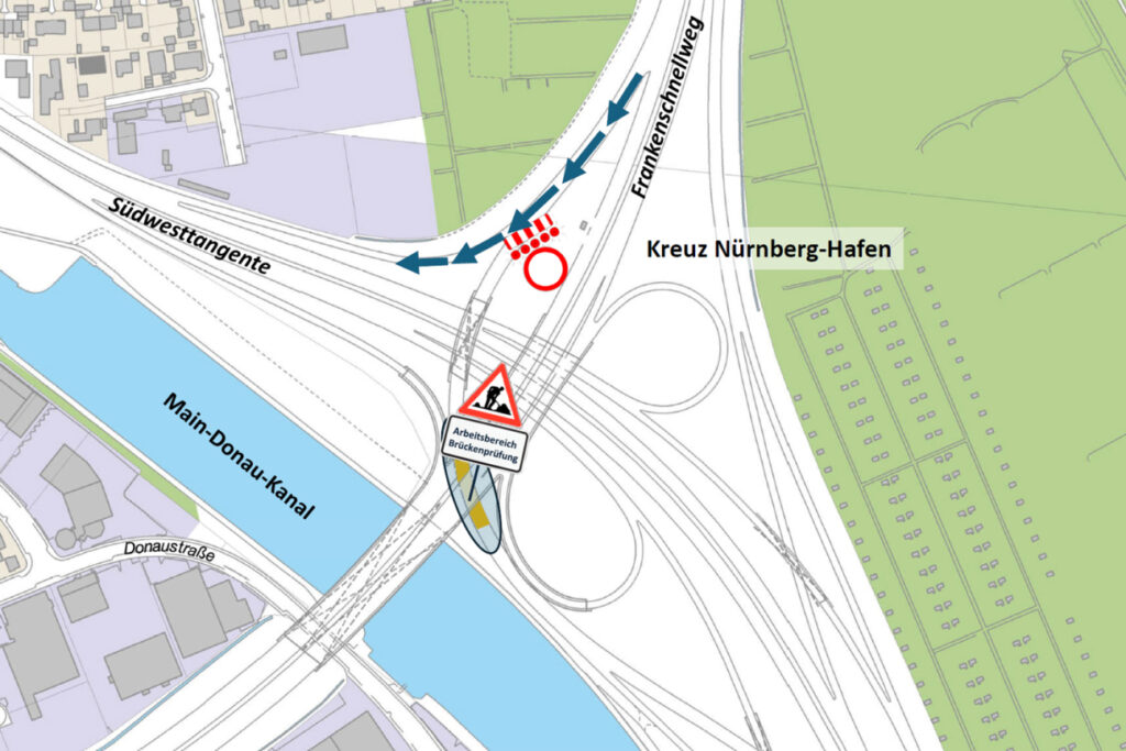 Hafenbrücken (3/2026) - Verkehrseinschränkungen wegen Prüfung der Hafenbrücken
