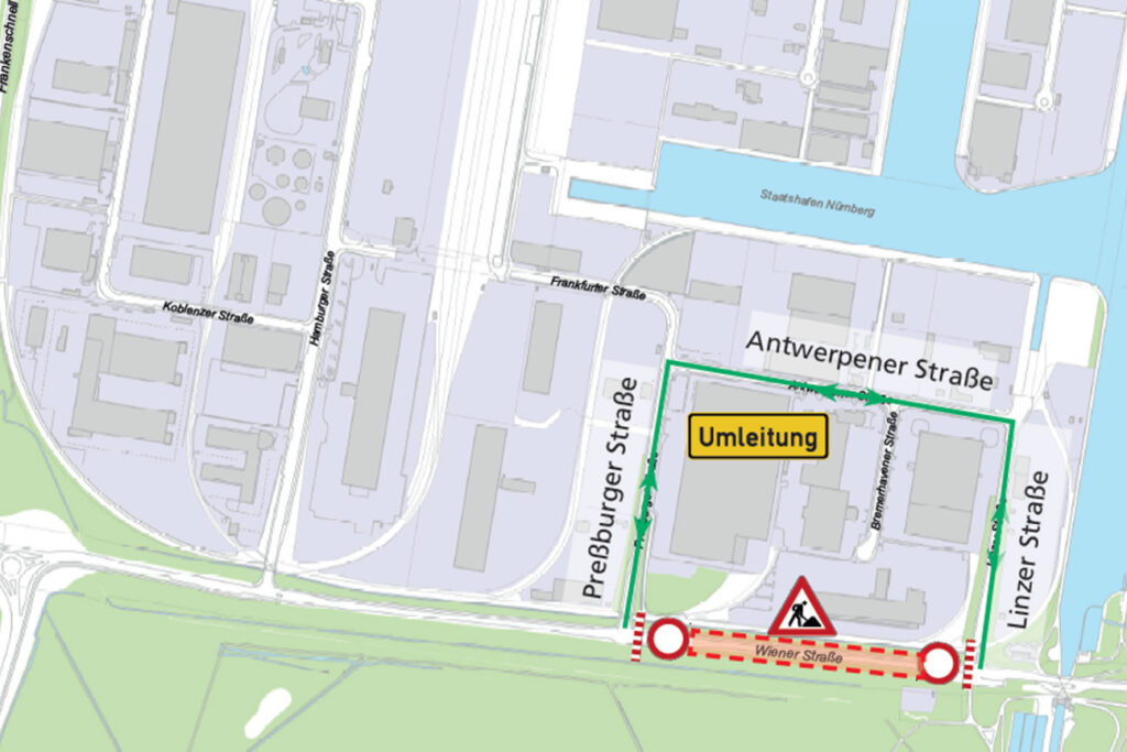 Sanierung der Hafen- und Wienerstraße im August und September 2026 3 Sanierung der Hafen- und Wienerstraße im August und September 2026